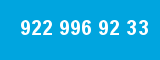 922 996 92 33 922 996 92 33